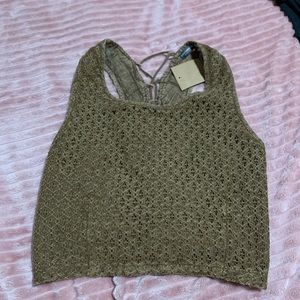 Earth bound crop top